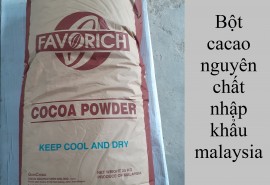 Bột cacao nguyên chất Malaysia bao 25kg