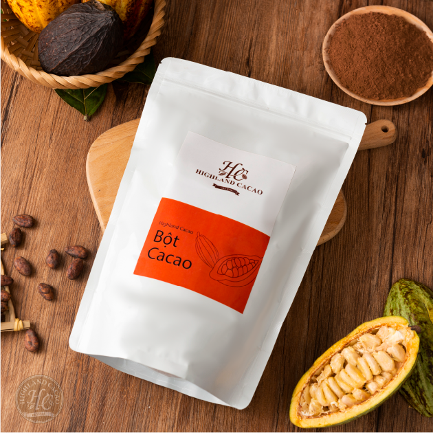 Bột cacao nguyên chất Việt Nam túi 1kg